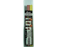 Markal Markal Pencil Graphite , Stylos graphite, set (2 graphite, 2 rouge, 2 jaune)