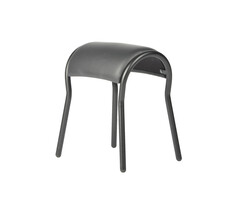 Stool Zami. Model Ergo Essential, zwart Aluminium frame, led