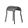 Zami Ergo Essential tabouret / chaise ergonomique noir Structure en aluminium