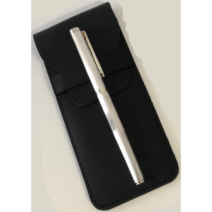 Vulpen Sterling zilver 925 inclusief handgemaakt lederen etui zwart