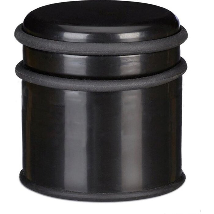 Diggers Diggers deurstop 90x75 mm inox zwart