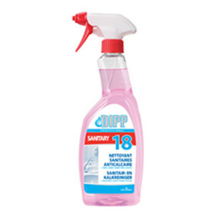 DIPP DIPP 18 - NETTOYANT SANITAIRE ET CHAUX SPRAY 750ml