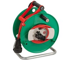 Brennenstuhl Brennenstuhl Kabelhaspel - 40 m met 3 x 1.5 mm2 Snoer - Oranje-Groen