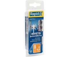 Rapid Rapid Automotive Blindniete Ø4,0 x 12 mm, 50 Stück + Bohrer