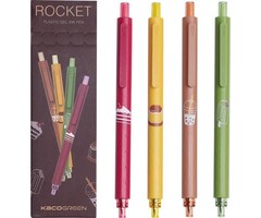 Kaco Green set van 4 gelpennen in leuke giftbox.