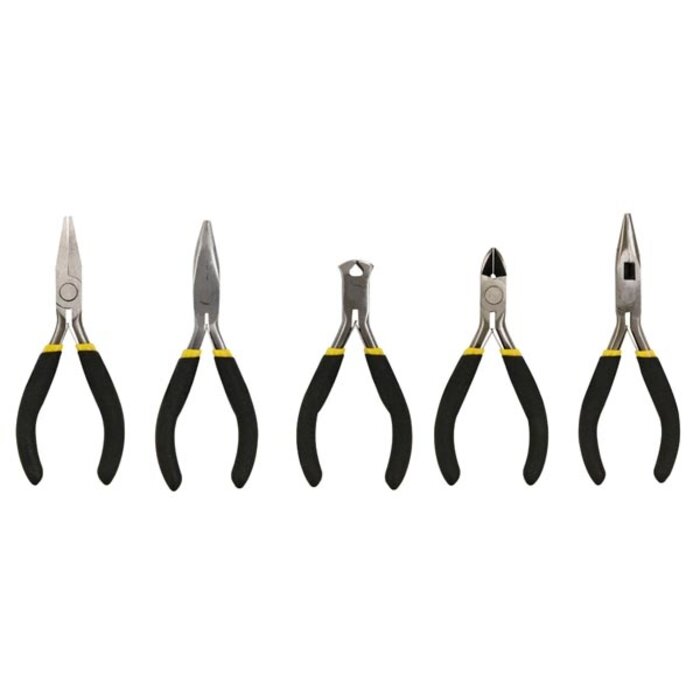 Toolland Mini pinces en set 5 pièces