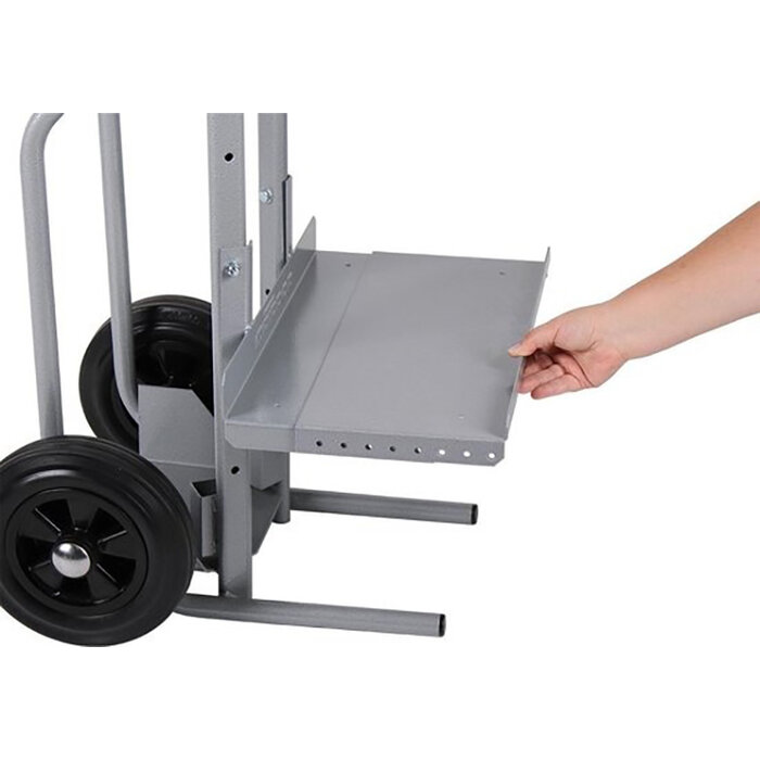 Matador Matador steekwagen voor lasapparaat en gasfles met in hoogte verstelbaar plateau.