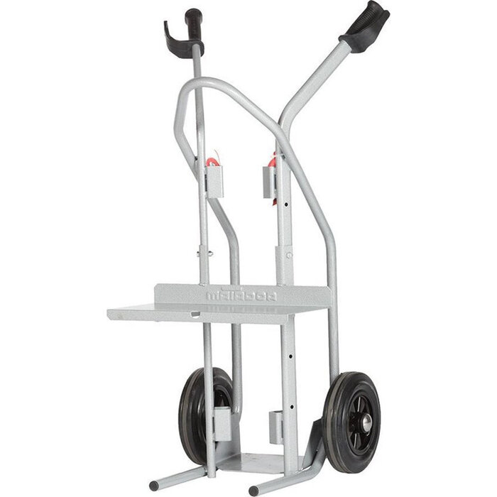 Matador Matador steekwagen voor lasapparaat en gasfles met in hoogte verstelbaar plateau.