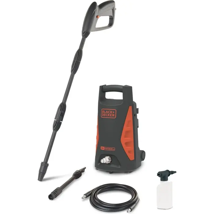 Black & Decker BLACK+DECKER Hogedrukreiniger - BXPW1300TD - 1300 Watt - 6 Accessoires - Compact