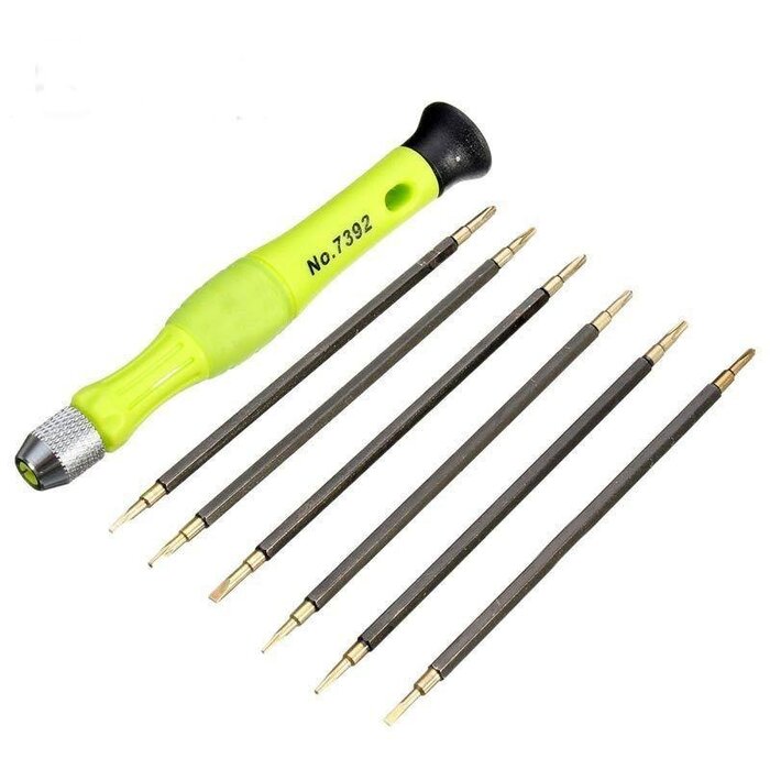 Aisilin Precisie Schroevendraaiers met 12 verschillende bits  o.a. T2-4-5-6 etc