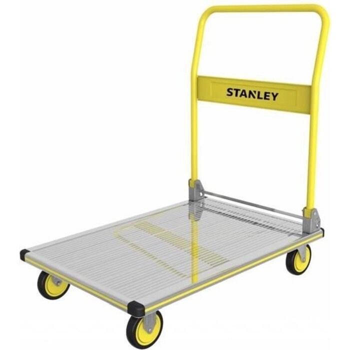 STANLEY Stanley SWTI-PC510 Platformwagen 150KG - Opvouwbare Transportwagen - Platform 74 x 48 CM - Aluminium - Geel