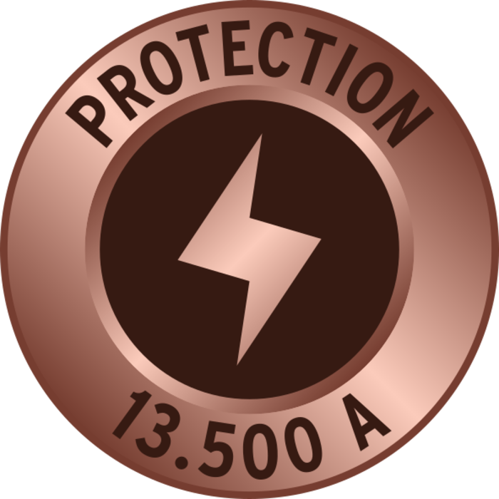 Brennenstuhl Brennenstuhl Eco-Line 13.500A stekkerdoos met overspanningsbeveiliging 4-voudig lichtgrijs 1.5m H05VV-F 3G1.5 *FR*