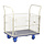 Prestar Mesh Container / Plattformwagen mit 2 Schiebern - Kapazität 300 kg