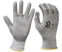 Sacobel Werkhandschoen snijbestendig, PU-handpalm en HDPE liner maat 10