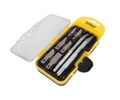 Toolland Jeu de lames de précision 10 pièces en cassette