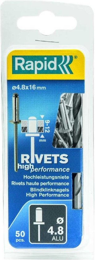 Rapid Rapid High performance klinknagel Ø4.8 x 16 mm - 5000390