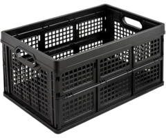 Caisse pliante 530x350x283 mm Noir