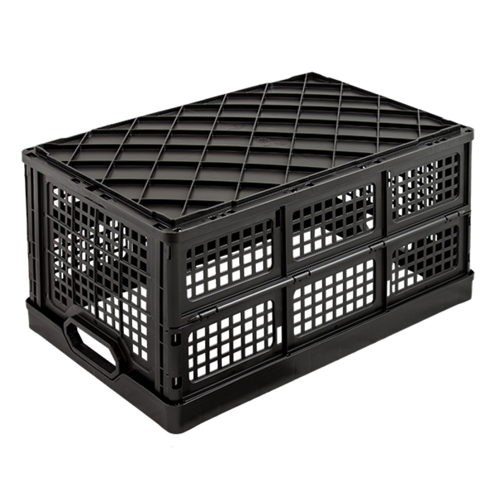 Caisse pliante 530x350x283 mm Noir