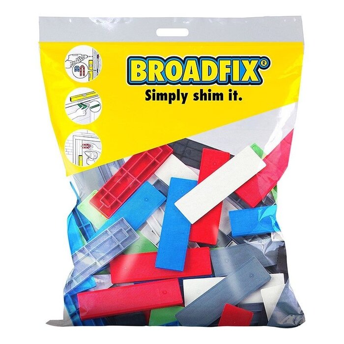 Broadfix Broadfix cales / entretoises 100x28 mm 1-6 mm flat 120 pieces