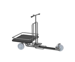 Kongamek Magazijn of platform step met plateau en lekvrije wielen