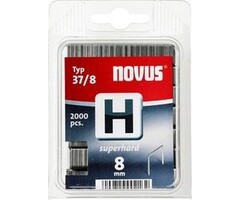 Fine wire Staple H 37-8 SH (2000 St) 2000 pc(s) Novus 042-0370 Clip type 37-8 super hard Dimensions (L x W) 8 mm x 10.6 mm