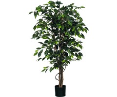 Mica Decorations Plante Ficus Artificielle - H135 x Ø75 cm - vert