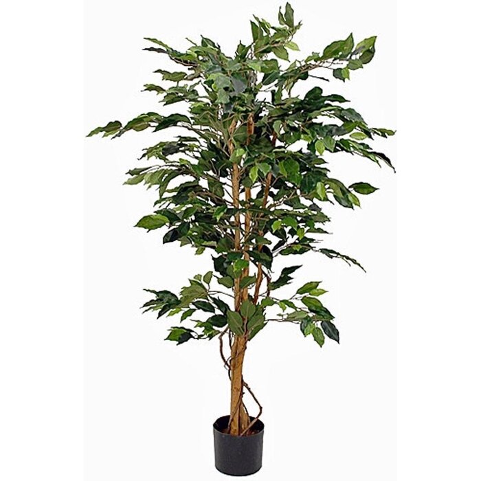 Mica Decorations Künstliche Ficus-Pflanze – H135 x Ø75 cm – grün
