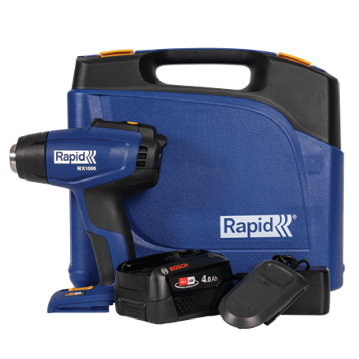 Rapid Rapid RX1000 Accu Heteluchtpistool 18V P4A in Koffer