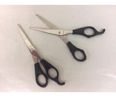 Schaar met kunststofhandvat. Set van 2 stuks.