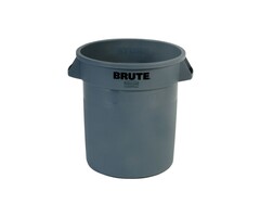 Rubbermaid Rubbermaid Brute Container - Rond - 37,9 l - Grijs - Exclusief deksel