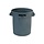 Rubbermaid Brute Container - Rond - 37,9 l - Grijs - Couvercle exclusif