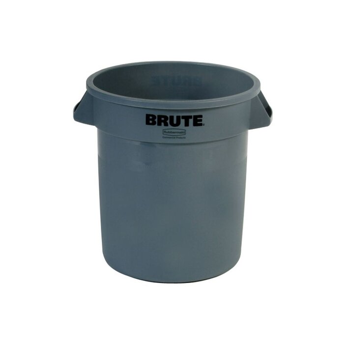 Rubbermaid Rubbermaid Brute Container - Rond - 37,9 l - Grijs - Exclusief deksel