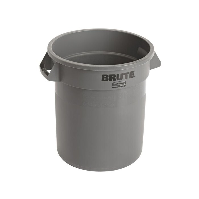 Rubbermaid Rubbermaid Brute Container - Rond - 37,9 l - Grijs - Exclusief deksel