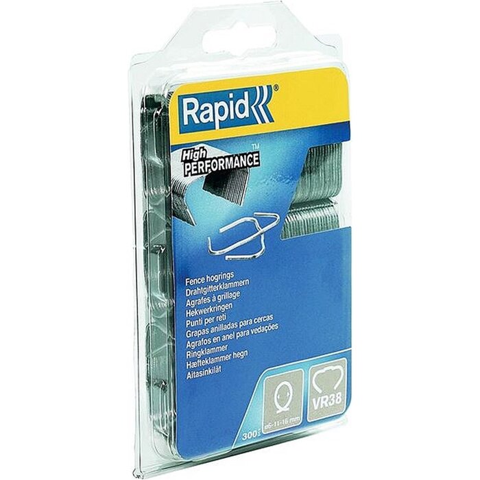 Rapid Rapid Opbid- of Hogringen VR38 Staal 300 st.. Blister