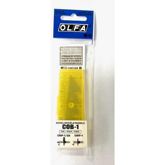 Olfa - reservemes COB-1 tbv CMP-1 en CMP-1/DX - 15 stuk