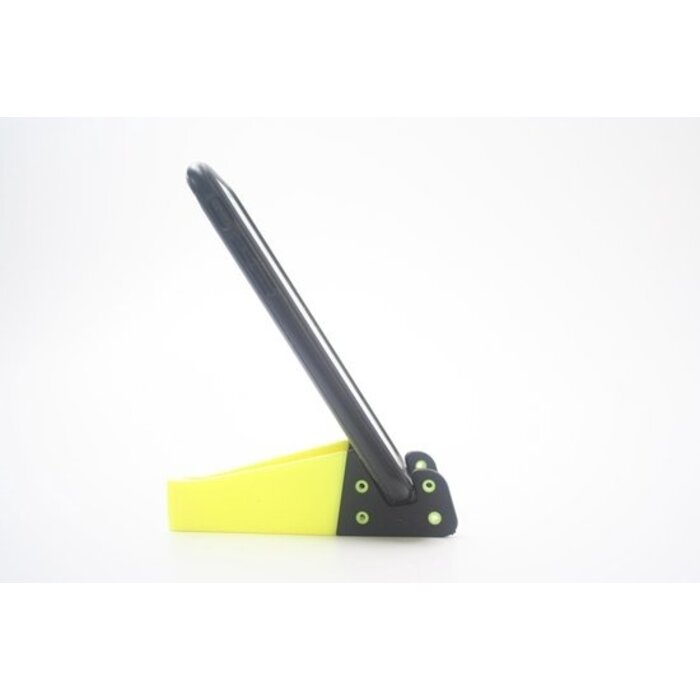 Verstelbare telefoonstandaard set van 3 kleuren: geel, paars en lichtblauw