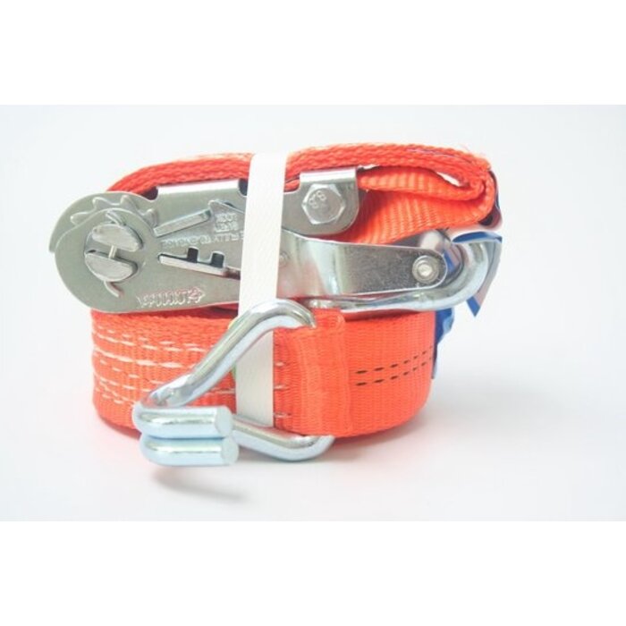 Spanband Oranje 2.000kg spankracht 5 meter lang