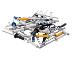 Rapid Rapid Blindklinknagels 4 Kleuren Ø 4.8 x 16 mm incl. Boor 32 st.. Box