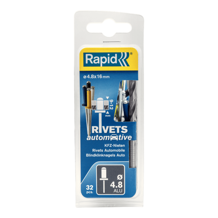 Rapid Rapid Automotive Blindniete Ø4,8 x 16 mm 4 Farben