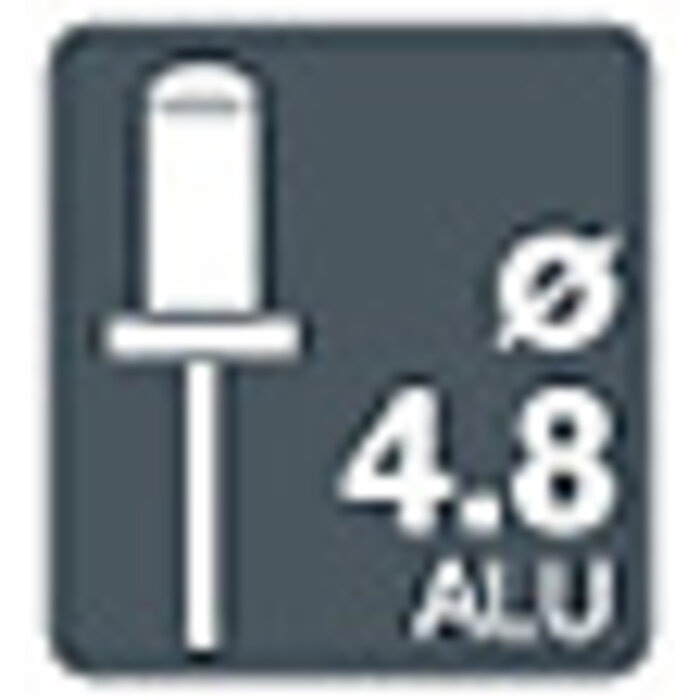 Rapid Rivets aveugles Rapid Automotive Ø4,8 x 16 mm 4 couleurs