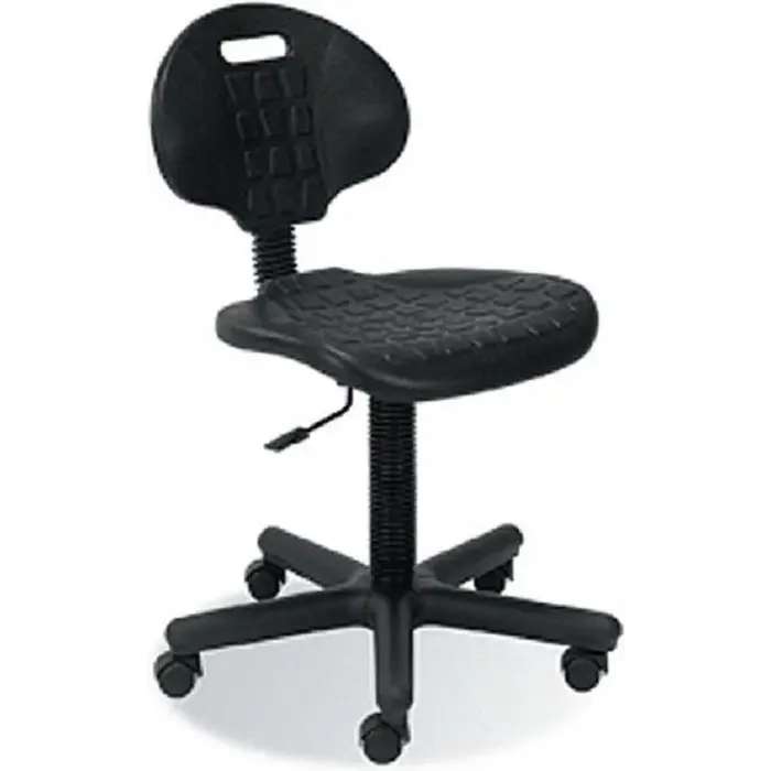 Chaise d'atelier Noir GTS sans accoudoirs