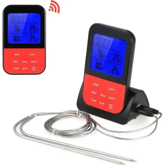 Power Tower Power Tower Draadloze Vleesthermometer - BBQ  - Kernthermometer -  Keukenthermometer