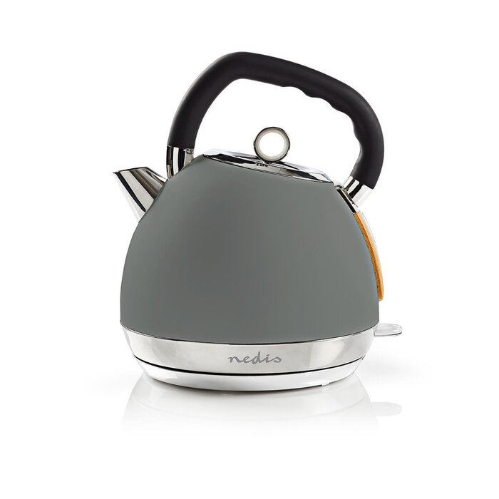 Nedis Nedis Waterkoker | 1.8 l | Soft-Touch | Grijs | Droogkookbeveiliging