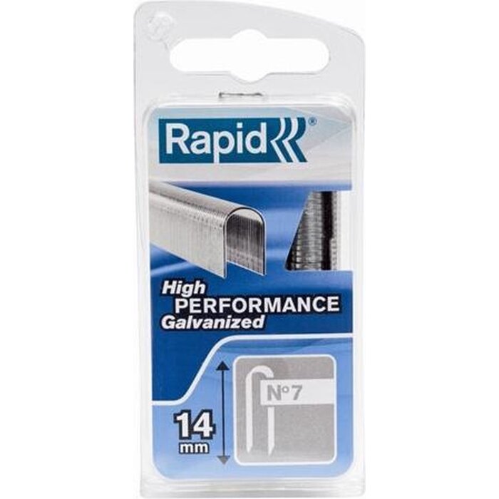 Rapid Rapid Kabelklammer Nr. 7 / 14 mm verzinkt (960 Stück)