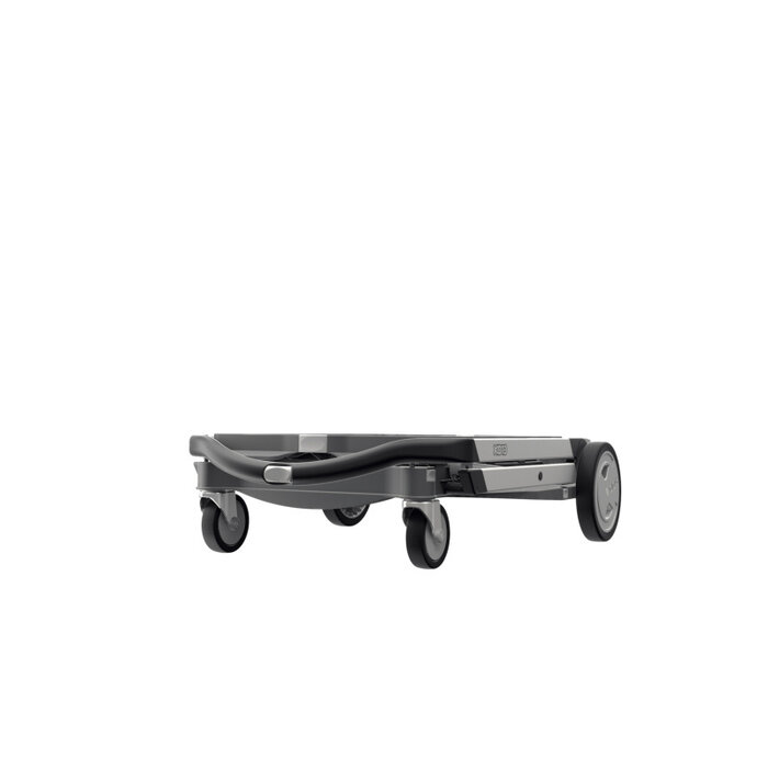 Clax Chariot Clax avec caisse pliante - Gris