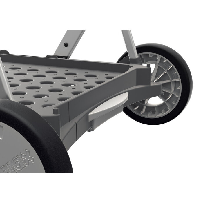 Clax Clax trolley inclusief vouwkrat - Grijs