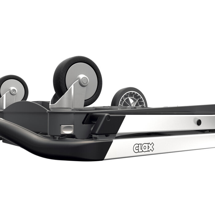Clax Chariot Clax avec caisse pliante - Gris