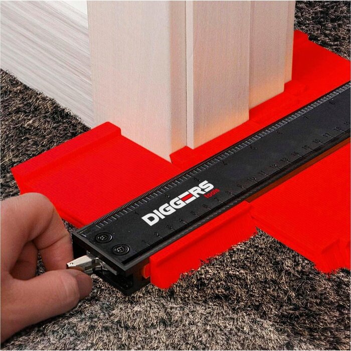 Diggers Outil de signature pour creuseurs 25 cm avec serrure et base en métal