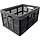 Vouwkrat 46 L zwart-grijs