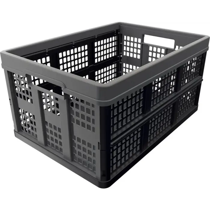 Clax Clax Faltkiste 46 Liter grau-schwarz